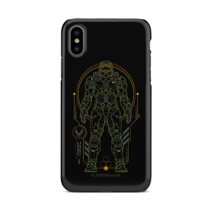 Halo Master Chief Line Art Phone Case.png