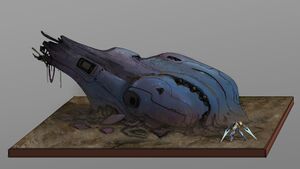 HW2-AtN Covenant wreckage concept 04 (Brad Wright).jpg