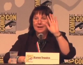 Karen au Comic Con 2011.