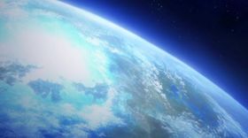 Vue spatiale provenant de l'épisode de Halo Legends, Retour au pays.