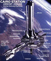 Station Orbitale Le Caire - point de départ du jeu Halo 2