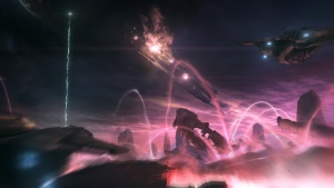 Destruction d'une frégate de classe strident dans Halo : Spartan Assault