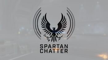 Logo de la série audio Spartan Chatter.