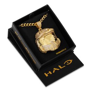 Halo x King Ice-Master Chief Helmet Necklace II (14K Gold).jpg