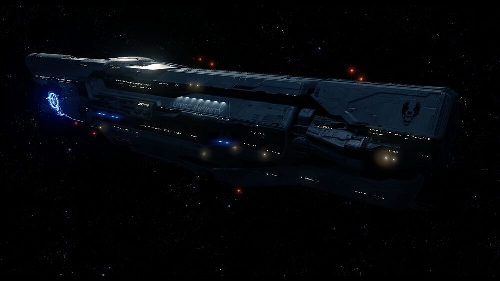 Halo 5 image of the UNSC Infinity