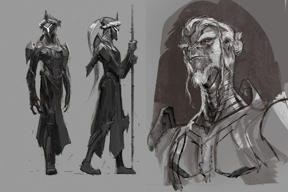 Art of an ancient San'Shyuum warrior