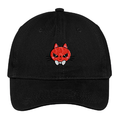Halo Infinite Angry Kitty-Nice Kitty Emblem Embroidered Dad Hat (black).png