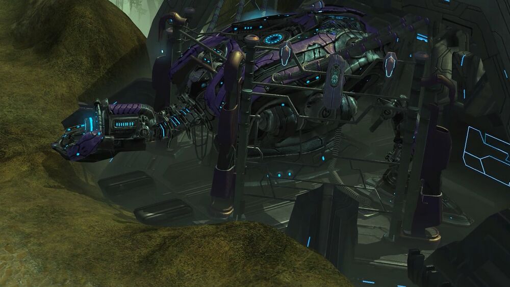 Halo Wars screenshot of the so-called Super Scarab