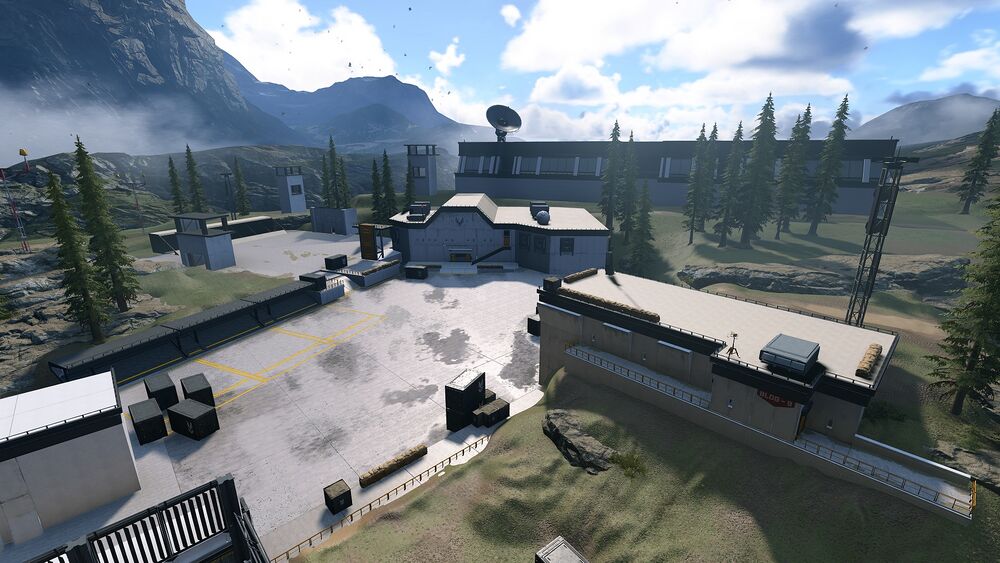 Halo Infinite screenshot of part of the Academy's main campus