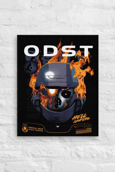 Fichier:Halo ODST Helljumpers Canvas Print.png