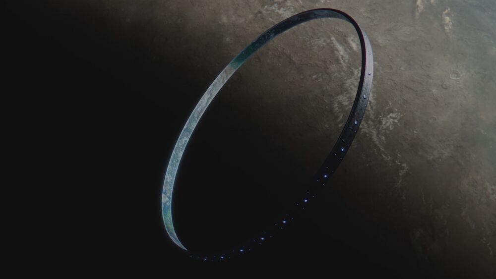 Halo 5 cinematic screenshot of Zeta Halo