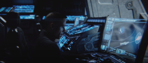 H2A-Remi manning the navigation console.png
