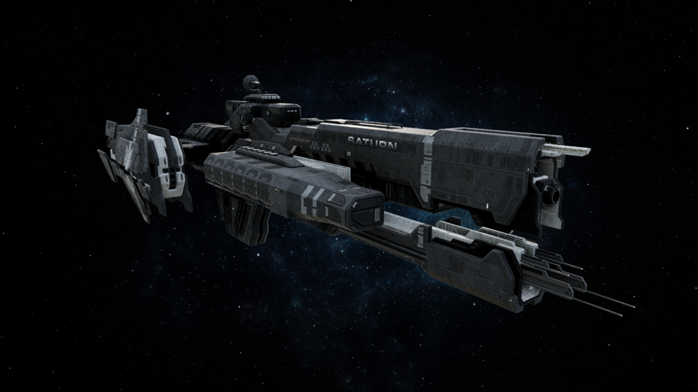 Art of the UNSC frigate Saturn